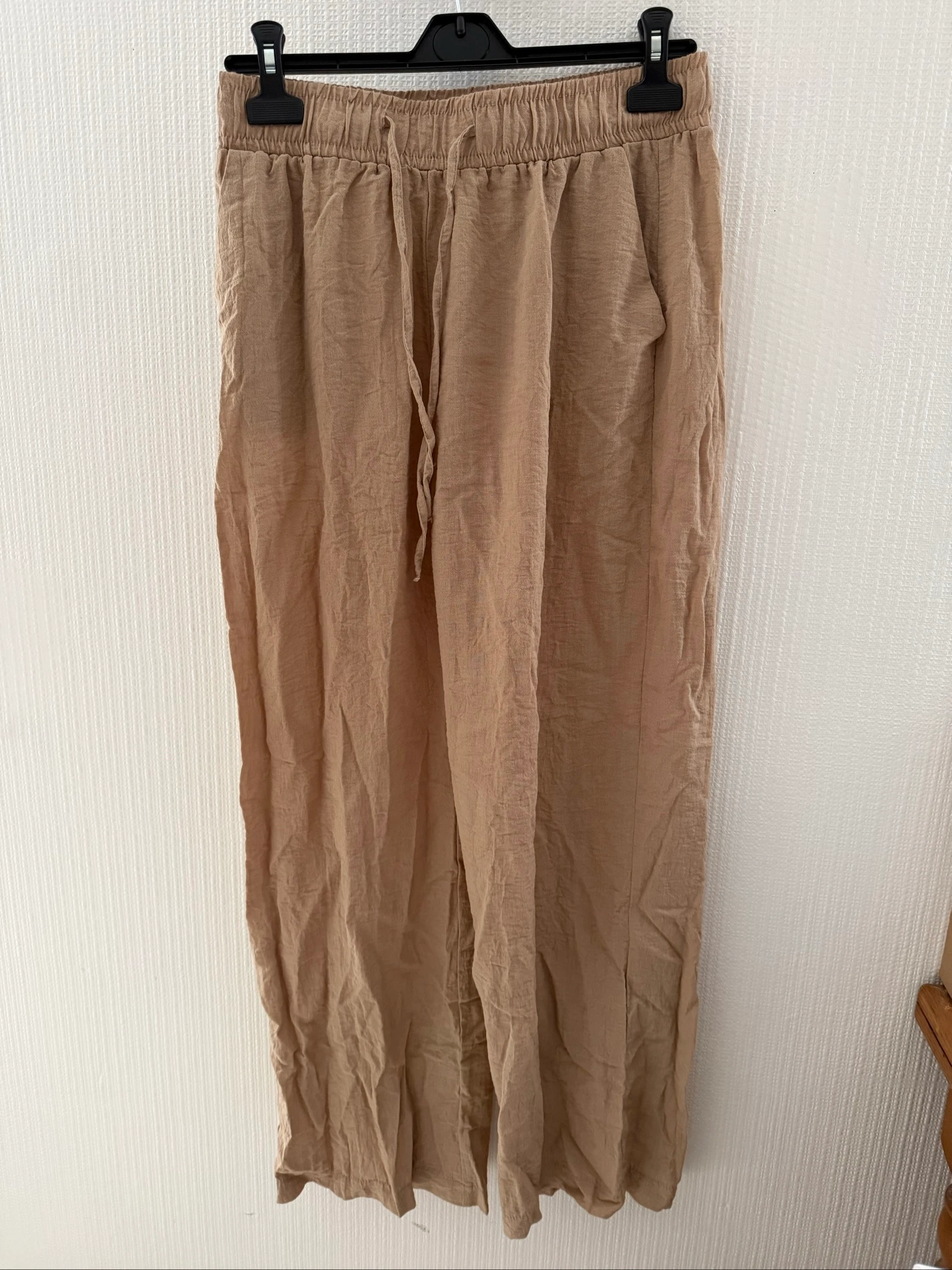 Pantalón fluido beige – Talla 38 – photo 2